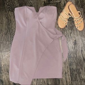 NWOT  Womens strapless wrap dress